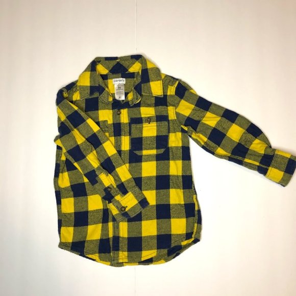 Carter's Toddler Boys Cotton Plaid Shirts - Picture 8 of 8